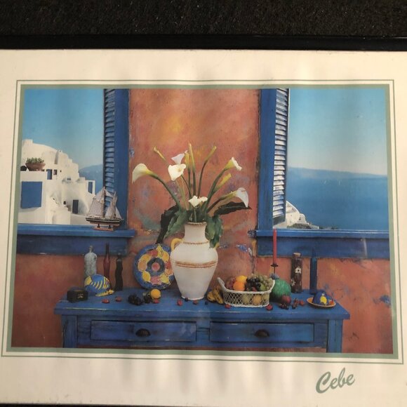 Two ceba wall decors art print in frame small home decors - Picture 3 of 13